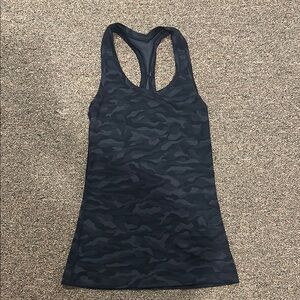 Women's Black Camouflage Tank Top